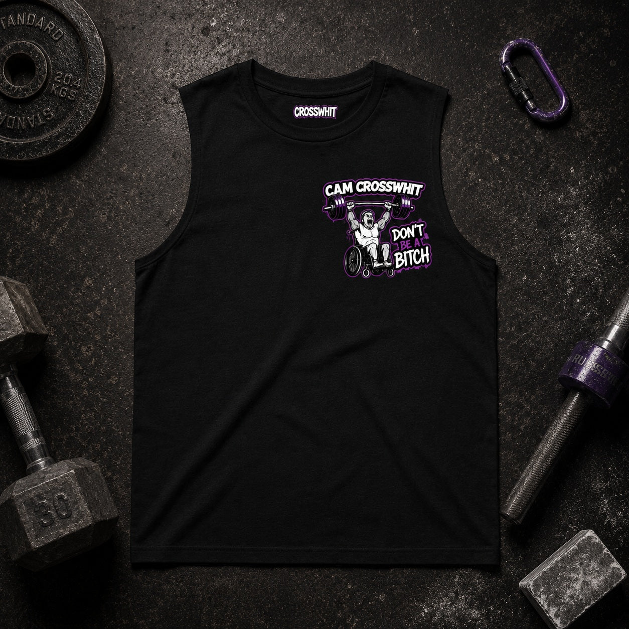 Crosswhit "Heavy Lifting" Gym Tank Top